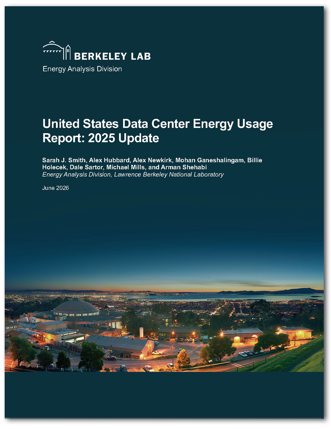 Data Center Energy Usage Report Cover Image